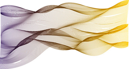 interlaced multicolored abstract lines