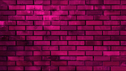 Rough empty brick wall texture background.