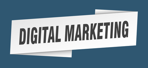 digital marketing banner template. digital marketing ribbon label sign