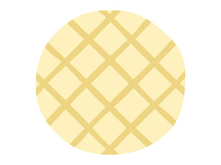 メロンパンのイラスト