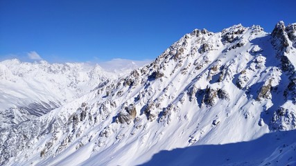 Fototapeta na wymiar Tetnuldi ski