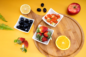 Fruits in bowl (Lifestyle photography)