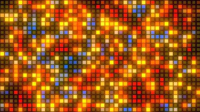 color squares disco lights animation