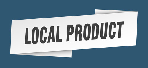 local product banner template. local product ribbon label sign