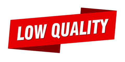 low quality banner template. low quality ribbon label sign
