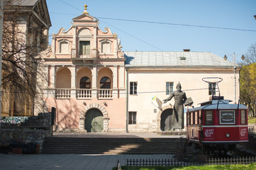 Fototapeta premium Beautiful european city Lviv, Ukraine