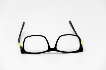 black and paste rimmed glasses