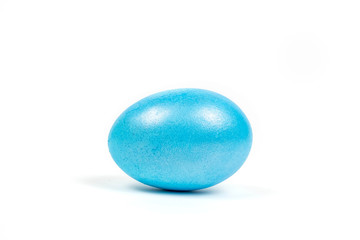 colorful egg on white