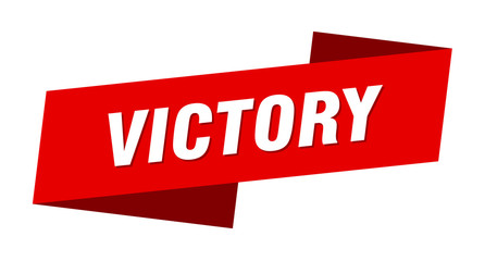 victory banner template. victory ribbon label sign