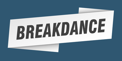 breakdance banner template. breakdance ribbon label sign