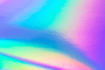 Retro holographic foil background, great design for any purposes. Abstract colorful vibrant blur...