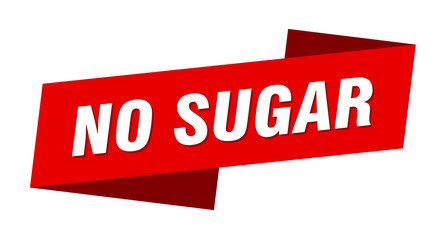 no sugar banner template. no sugar ribbon label sign