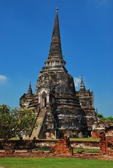 Obraz premium Ayutthaya Historical Park in Thailand