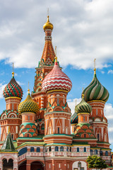 Fototapeta na wymiar Basilius Kathedrale in Moskau- Roter platz 