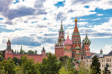 Obraz premium Imposantes Gebäude in Moskau