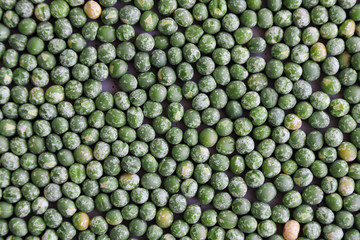Background or texture of dried green peas.