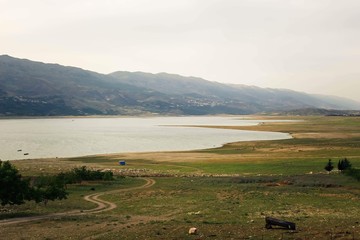 Obraz premium landscape with lake