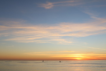 Fototapeta na wymiar Sunset on Redondo Beach