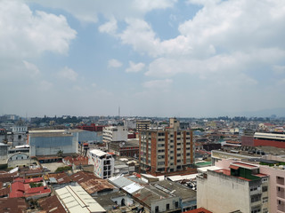 Paisaje urbano Ciudad de Guatemala centro hist&oacute;rico