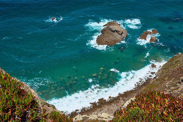 Ocean view at the Sintra-Cascais Natural Park in Portugal