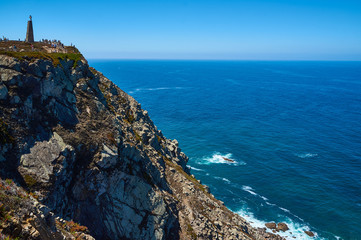 Fototapeta na wymiar View of Cabo da Roca at the Sintra-Cascais Natural Park in Portugal