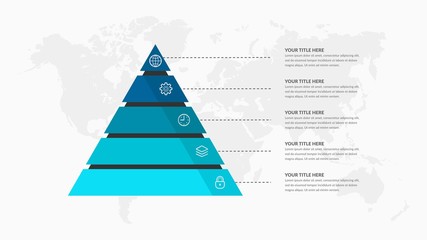Abstract Business Infographic Element Premium Vector