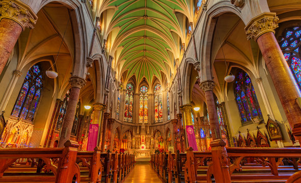 Dublin. Ireland 2.3.2020 Saint Augustine & Saint John The Baptist Catholic Church, Dublin Ireland