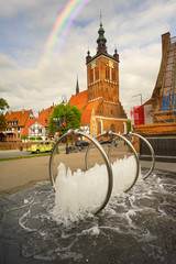 Fountain sea city of Gdansk © panaramka