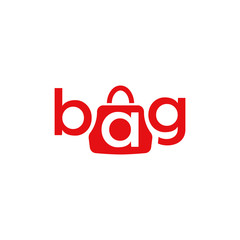 red bag logo design