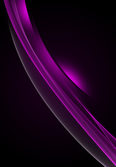 Abstract background waves. Black and magenta abstract background for wallpaper oder business card