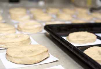 homemade donut process at home, breakfast at home