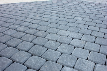Street brick gray pavement, tile pattern