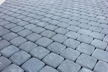 Street brick gray pavement, tile pattern