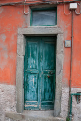 Old Weathered Wooden Door