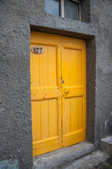 Old Weathered Wooden Door