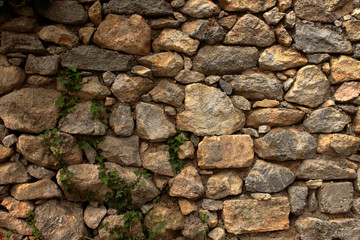 mosaic stone dry wall