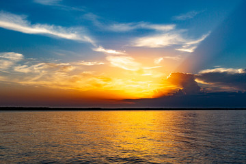Obraz premium Sunset Lake