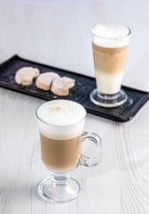 Quarantine people to prepare latte at home
