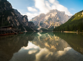 Panorama Il lago di Braies - Pragser Wildsee - Val di Braies - Bolzano (BZ)