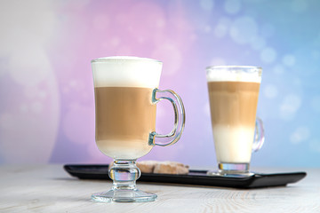 Quarantine people to prepare latte at home
