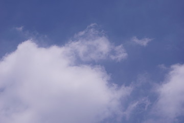 Blue sky with clouds