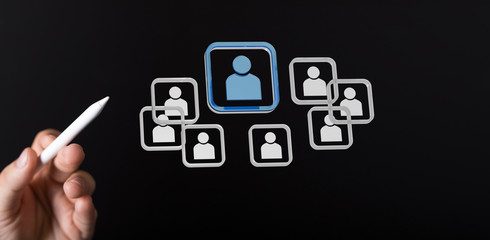 Fototapeta premium network