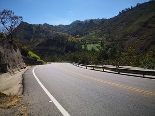 road in mountains
