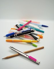 Naklejka premium colorful of marker pens