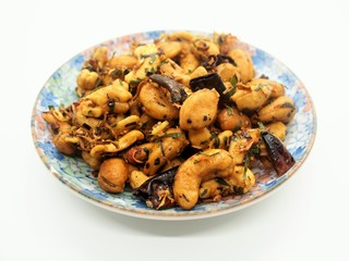 cashew  nut mixed with Thai spicy herb 