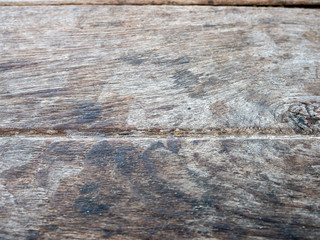 Old wood texture close up.Top view abstract wooden brown material background.vintage