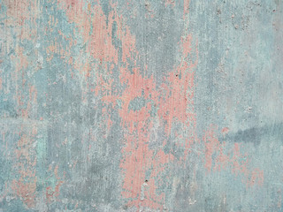 Dirty and Old cement wall texture background. Grunge background with peeling paint. Wall texture can be used as a wall frame and wall background.