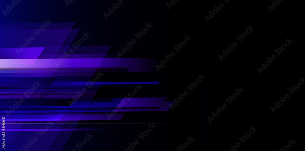 Poster abstract speed movement pattern with shiny glowing blurred line shape, gradient color. vector design