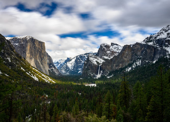 Shaft of Light Through Yosemite Valley Long Exposure