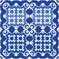 Antique portuguese azulejo ceramic.